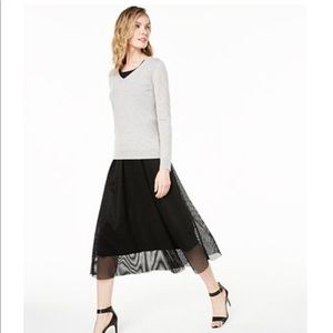 Grey cashmere sweater